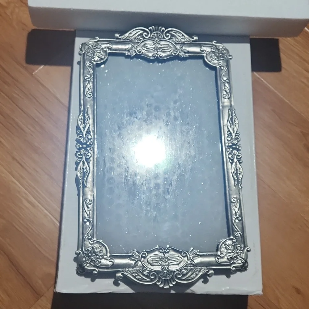 Mirror In Silver Frame New In Box